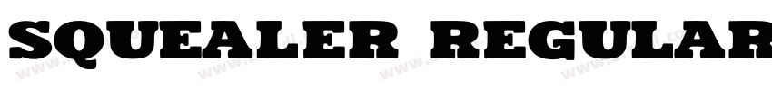 Squealer Regular字体转换